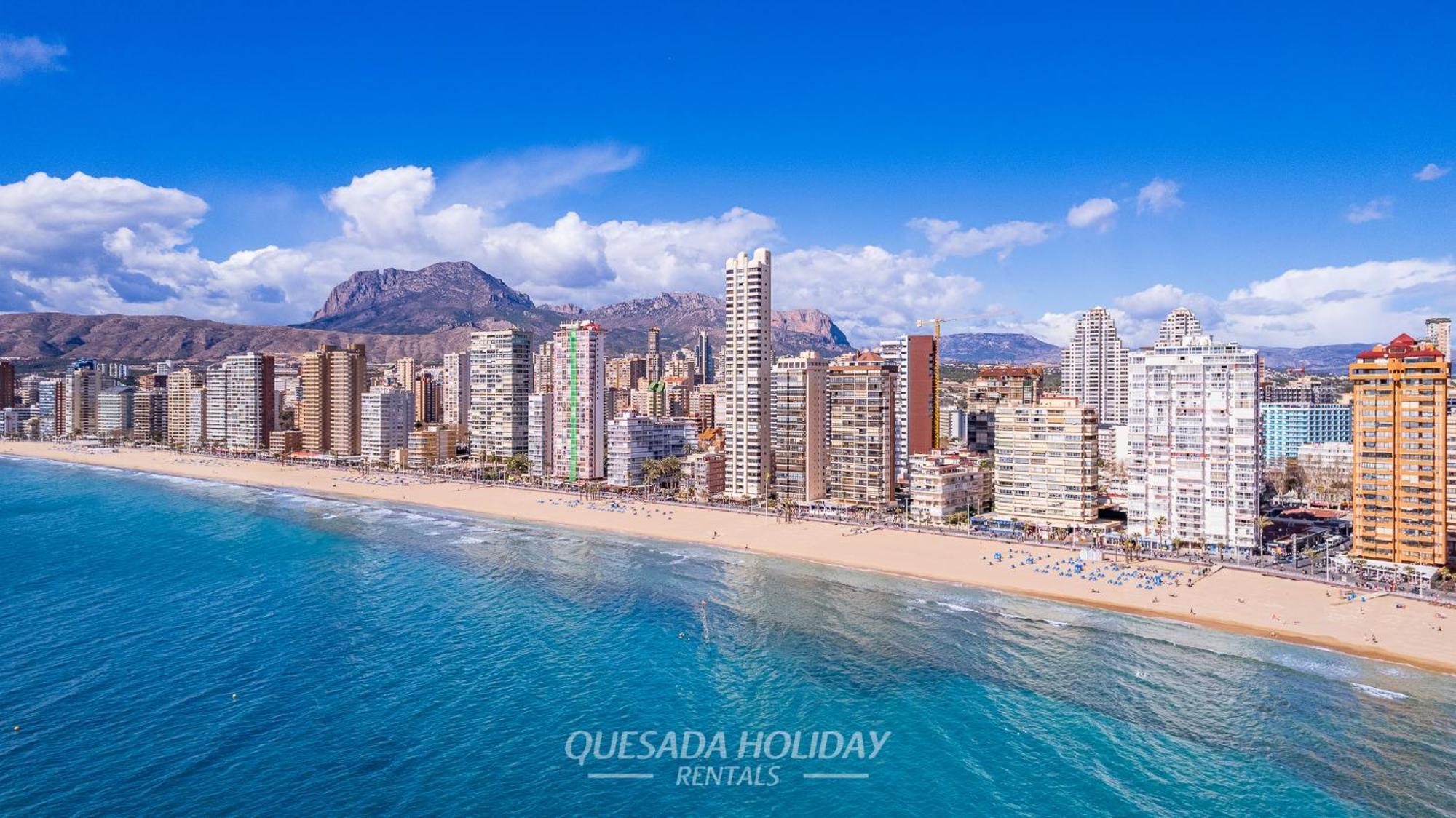 100Mts To Beach, Luxury Apartment Benidorm Encanto Buitenkant foto