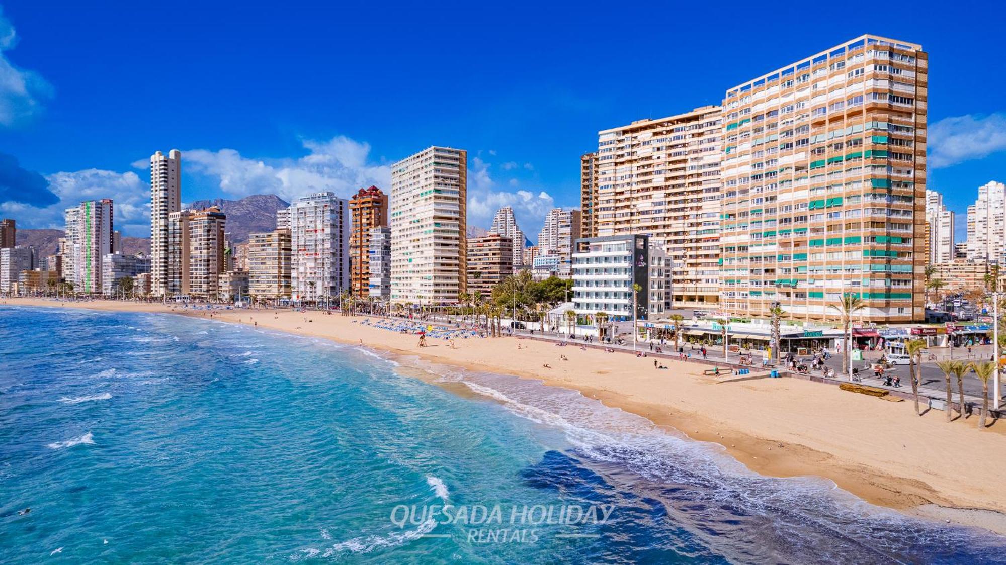 100Mts To Beach, Luxury Apartment Benidorm Encanto Buitenkant foto