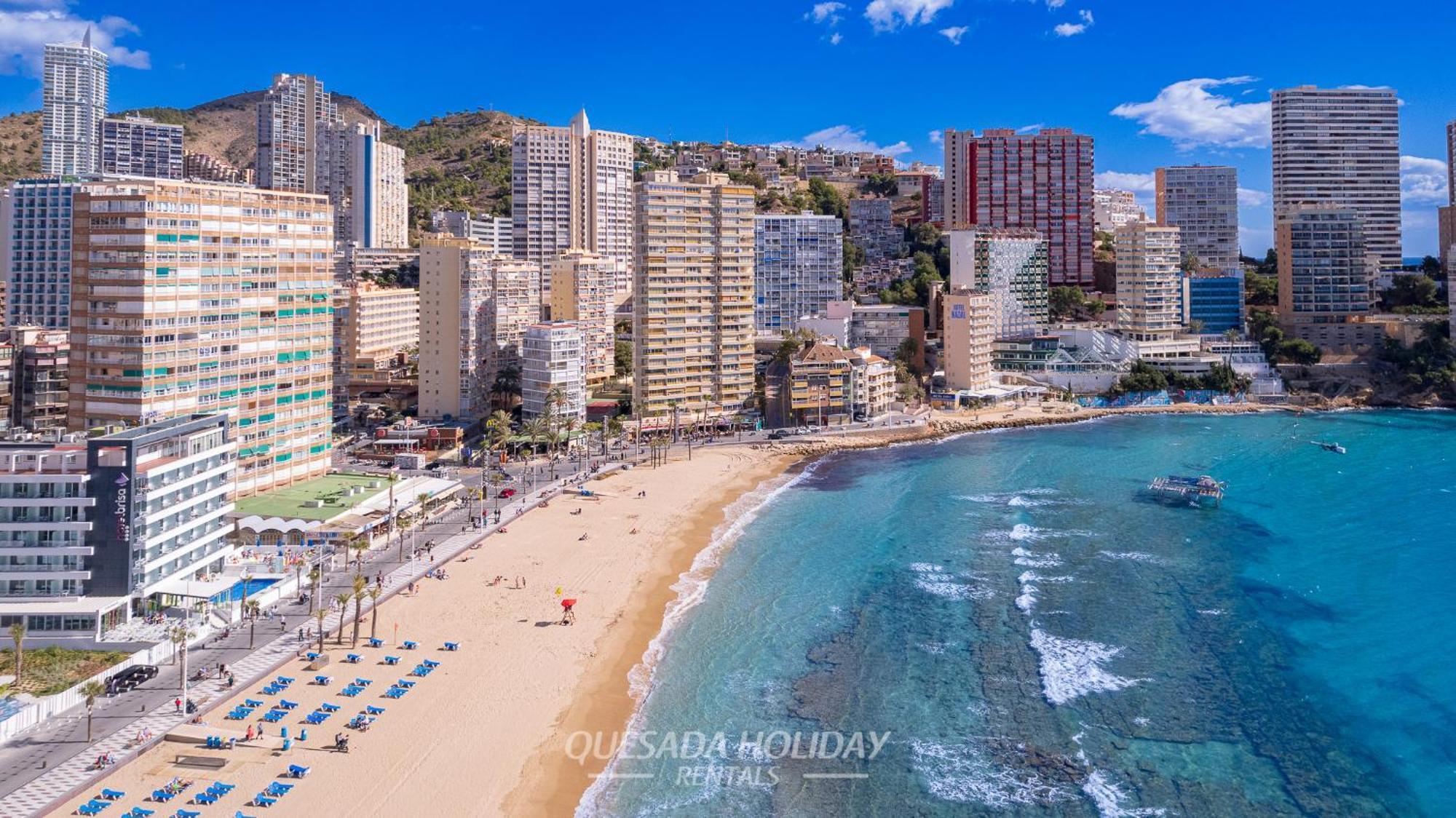 100Mts To Beach, Luxury Apartment Benidorm Encanto Buitenkant foto