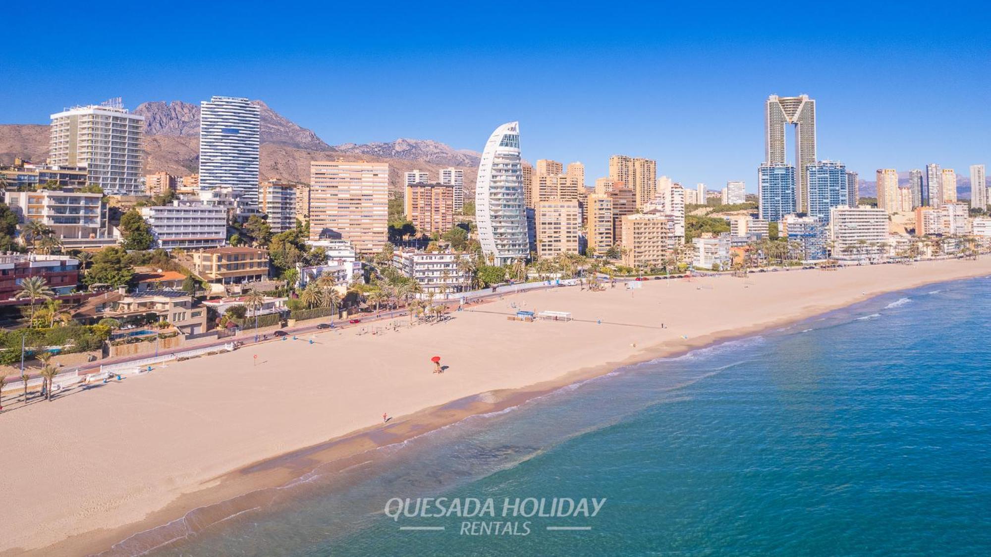 100Mts To Beach, Luxury Apartment Benidorm Encanto Buitenkant foto